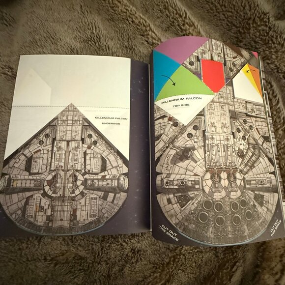 Harper/Klutz Labs Star Wars Folded Flyers Starfighter Paper Airplane Book - Picture 6 of 10